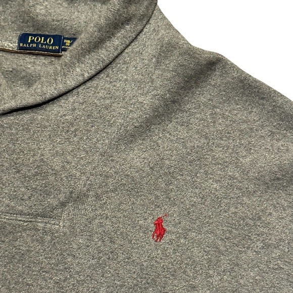 Polo Ralph Lauren Pullover Sweater Mens Size 3XB Two Button Shawl Collar - Picture 6 of 16